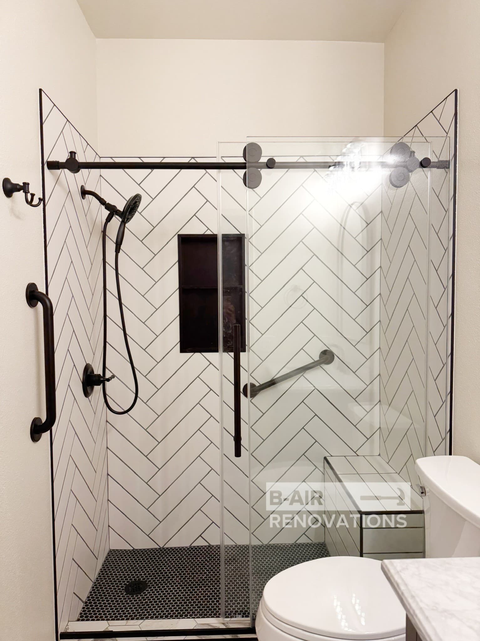 Herringbone Shower